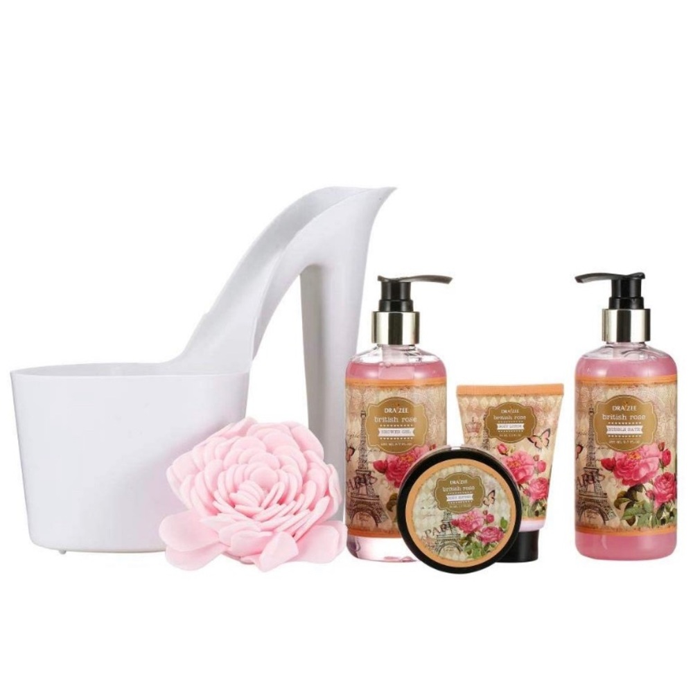 2/$60 Rose Scented Heel Shoe 4pc Gift set - Picture 2 of 4